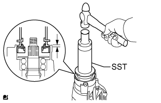 Front Differential Carrier Oil Seal - Replacement. AXLE AND DIFFERENTIAL. Land Cruiser URJ200  URJ202 GRJ200 VDJ200