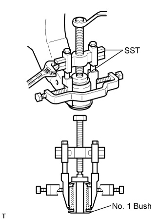 Land Cruiser. Urj200, 202 Grj200 Vdj200.Front Suspension.Front Suspension System.Front Lower Suspension Arm  Disassembly