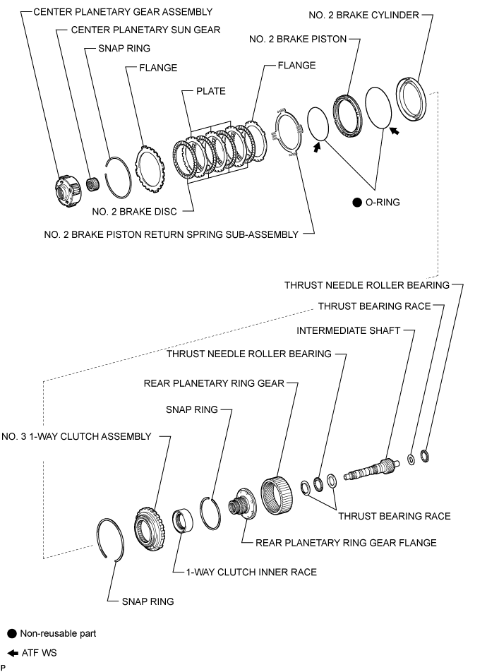 Automatic Transmission Unit - Components. AB60F AUTOMATIC TRANSMISSION / TRANSAXLE. Land Cruiser URJ200  URJ202 GRJ200 VDJ200