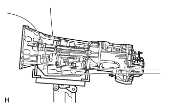 Automatic Transmission Assembly (For 3Ur-Fe) - Removal. AB60F AUTOMATIC TRANSMISSION / TRANSAXLE. Land Cruiser URJ200  URJ202 GRJ200 VDJ200