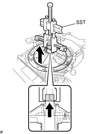 Automatic Transmission Unit - Disassembly. AB60F AUTOMATIC TRANSMISSION / TRANSAXLE. Land Cruiser URJ200  URJ202 GRJ200 VDJ200