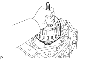 Automatic Transmission Unit - Disassembly. AB60F AUTOMATIC TRANSMISSION / TRANSAXLE. Land Cruiser URJ200  URJ202 GRJ200 VDJ200