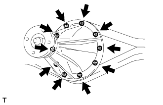 Rear Differential Carrier Assembly (W/ Differential Lock) - Installation. AXLE AND DIFFERENTIAL. Land Cruiser URJ200  URJ202 GRJ200 VDJ200