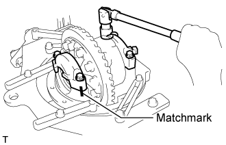 Rear Differential Carrier Assembly (W/ Differential Lock) - Disassembly. AXLE AND DIFFERENTIAL. Land Cruiser URJ200  URJ202 GRJ200 VDJ200