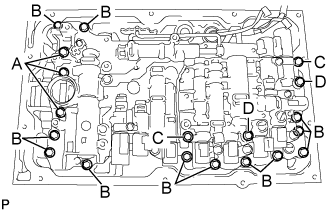 Valve Body Assembly - Installation. AB60F AUTOMATIC TRANSMISSION / TRANSAXLE. Land Cruiser URJ200  URJ202 GRJ200 VDJ200