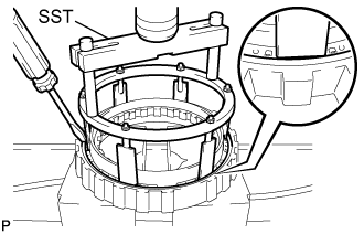 Automatic Transmission Unit - Disassembly. AB60F AUTOMATIC TRANSMISSION / TRANSAXLE. Land Cruiser URJ200  URJ202 GRJ200 VDJ200