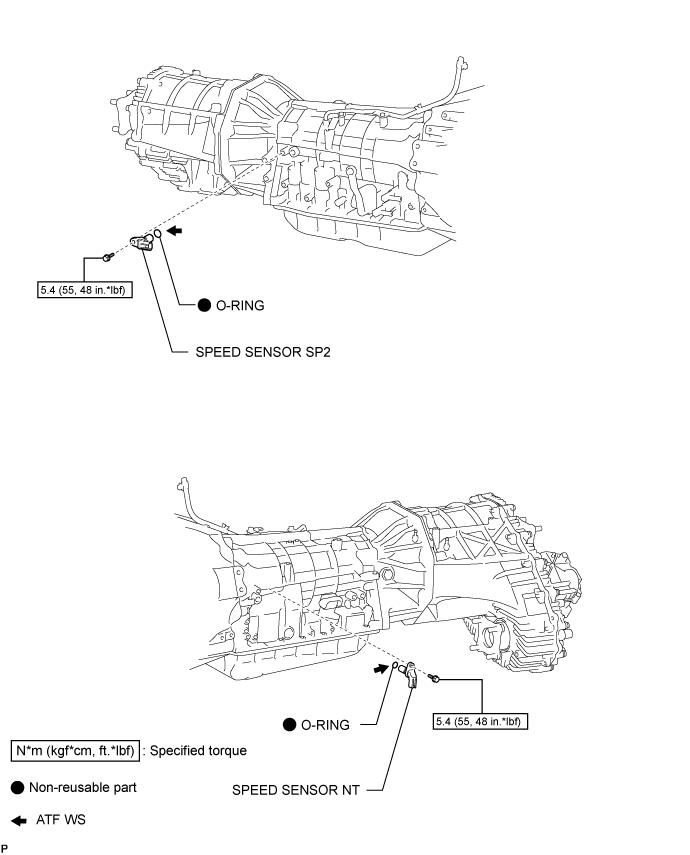 Speed Sensor - Components. A750F AUTOMATIC TRANSMISSION / TRANSAXLE. Land Cruiser URJ200  URJ202 GRJ200 VDJ200