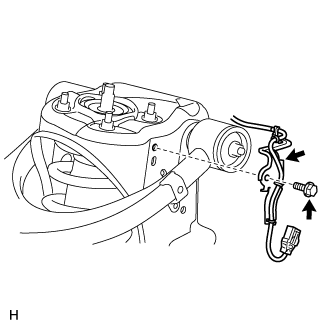 Front Speed Sensor - Removal. BRAKE CONTROL / DYNAMIC CONTROL SYSTEMS. Land Cruiser URJ200  URJ202 GRJ200 VDJ200