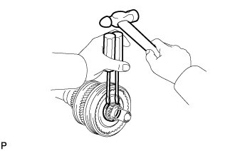 Output Shaft - Disassembly. H150F MANUAL TRANSMISSION / TRANSAXLE. Land Cruiser URJ200  URJ202 GRJ200 VDJ200