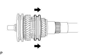 Output Shaft - Disassembly. H150F MANUAL TRANSMISSION / TRANSAXLE. Land Cruiser URJ200  URJ202 GRJ200 VDJ200