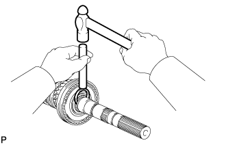 Output Shaft - Reassembly. H150F MANUAL TRANSMISSION / TRANSAXLE. Land Cruiser URJ200  URJ202 GRJ200 VDJ200