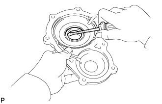 Transmission Case Oil Seal - Replacement. H150F MANUAL TRANSMISSION / TRANSAXLE. Land Cruiser URJ200  URJ202 GRJ200 VDJ200