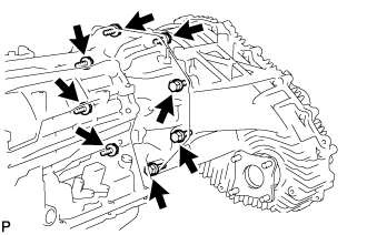 Automatic Transmission Assembly (For 1Vd-Ftv) - Removal. AB60F AUTOMATIC TRANSMISSION / TRANSAXLE. Land Cruiser URJ200  URJ202 GRJ200 VDJ200