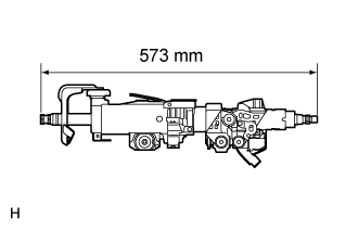 Land Cruiser. Urj200, 202 Grj200 Vdj200.Steering Column.Power Tilt And Power Telescopic Steering Column System.Steering Column Assembly (For Power Tilt And Power Telescopic Steering Column)  Inspection
