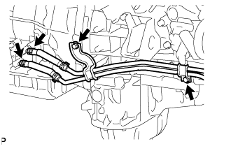 Automatic Transmission Assembly (For 1Gr-Fe) - Removal. A750F AUTOMATIC TRANSMISSION / TRANSAXLE. Land Cruiser URJ200  URJ202 GRJ200 VDJ200