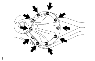 Rear Differential Carrier Assembly (For Standard) - Installation. AXLE AND DIFFERENTIAL. Land Cruiser URJ200  URJ202 GRJ200 VDJ200