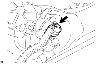 Rear Differential Lock Position Switch (W/ Differential Lock) - Removal. AXLE AND DIFFERENTIAL. Land Cruiser URJ200  URJ202 GRJ200 VDJ200