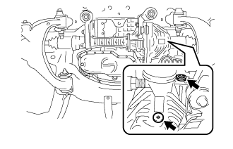 Rear Differential Carrier Assembly (For Standard) - Removal. AXLE AND DIFFERENTIAL. Land Cruiser URJ200  URJ202 GRJ200 VDJ200