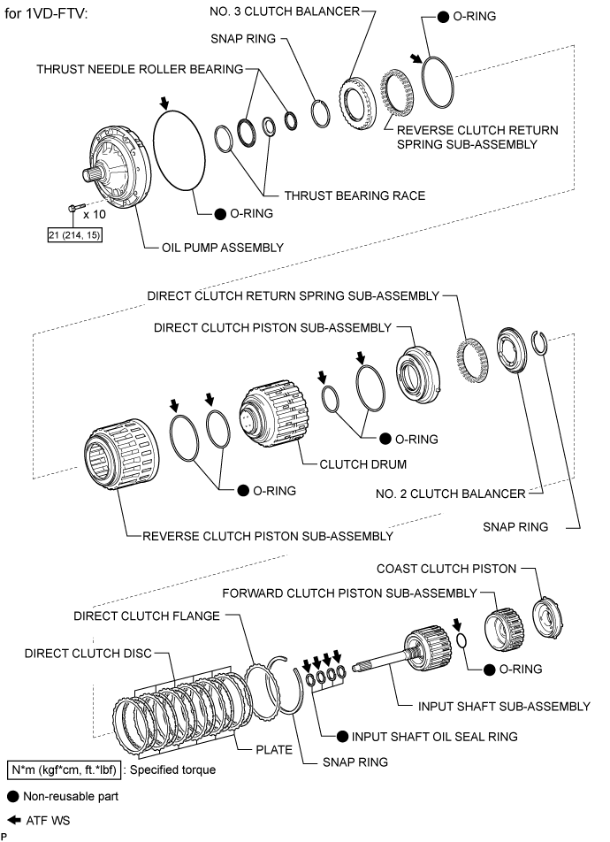 Automatic Transmission Unit - Components. AB60F AUTOMATIC TRANSMISSION / TRANSAXLE. Land Cruiser URJ200  URJ202 GRJ200 VDJ200