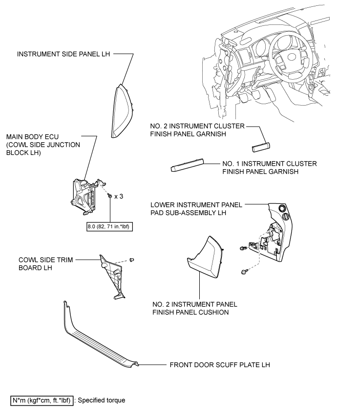 Clutch Master Cylinder (For Lhd) - Components. CLUTCH. Land Cruiser URJ200  URJ202 GRJ200 VDJ200