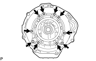 Automatic Transmission Unit - Disassembly. A750F AUTOMATIC TRANSMISSION / TRANSAXLE. Land Cruiser URJ200  URJ202 GRJ200 VDJ200