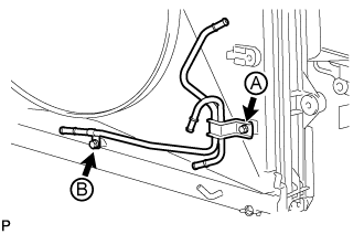 Oil Cooler - Installation. A750F AUTOMATIC TRANSMISSION / TRANSAXLE. Land Cruiser URJ200 URJ202 GRJ200 VDJ200