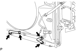 Oil Cooler - Removal. A750F AUTOMATIC TRANSMISSION / TRANSAXLE. Land Cruiser URJ200  URJ202 GRJ200 VDJ200