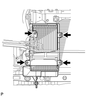 Oil Cooler - Removal. AB60F AUTOMATIC TRANSMISSION / TRANSAXLE. Land Cruiser URJ200  URJ202 GRJ200 VDJ200