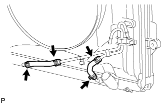 Oil Cooler - Removal. AB60F AUTOMATIC TRANSMISSION / TRANSAXLE. Land Cruiser URJ200  URJ202 GRJ200 VDJ200