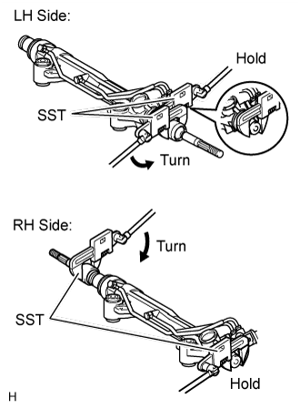 Land Cruiser. Urj200, 202 Grj200 Vdj200.Steering Gear Linkage.Steering Linkage.Steering Linkage  Disassembly