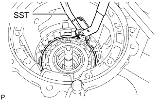 Automatic Transmission Unit - Disassembly. A750F AUTOMATIC TRANSMISSION / TRANSAXLE. Land Cruiser URJ200  URJ202 GRJ200 VDJ200