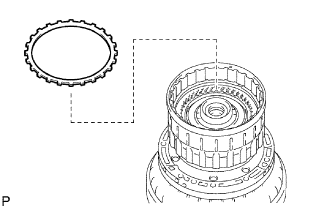 Automatic Transmission Unit - Disassembly. A750F AUTOMATIC TRANSMISSION / TRANSAXLE. Land Cruiser URJ200  URJ202 GRJ200 VDJ200