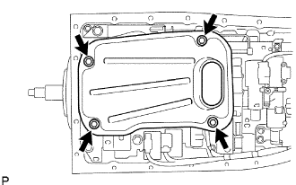 Valve Body Assembly - Removal. A750F AUTOMATIC TRANSMISSION / TRANSAXLE. Land Cruiser URJ200 URJ202 GRJ200 VDJ200