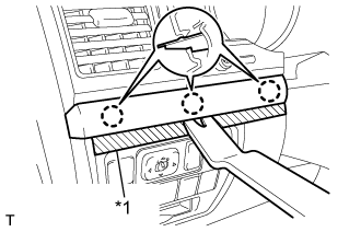 Headlight Leveling Switch - Removal. LIGHTING EXT. Land Cruiser URJ200  URJ202 GRJ200 VDJ200