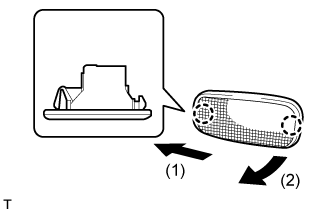 Side Turn Signal Light Assembly (For Front Fender) - Removal. LIGHTING EXT. Land Cruiser URJ200  URJ202 GRJ200 VDJ200