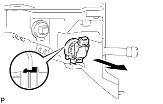 Washer Motor (For Front Side) - Removal. WIPER / WASHER. Land Cruiser URJ200  URJ202 GRJ200 VDJ200