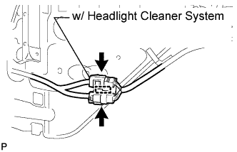 Washer Motor (For Rear Side) - Removal. WIPER / WASHER. Land Cruiser URJ200  URJ202 GRJ200 VDJ200