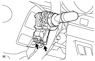 Wiper Switch - Installation. WIPER / WASHER. Land Cruiser URJ200  URJ202 GRJ200 VDJ200