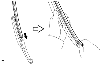 Rear Wiper Rubber - Installation. WIPER / WASHER. Land Cruiser URJ200  URJ202 GRJ200 VDJ200