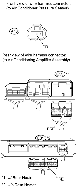 Dtc B1423/23  Pressure Sensor Circuit. HEATING / AIR CONDITIONING. Land Cruiser URJ200  URJ202 GRJ200 VDJ200