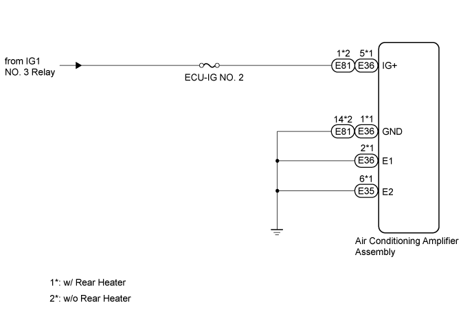 Air Conditioning System (For Automatic Air Conditioning System) - Ig Power Source Circuit. HEATING / AIR CONDITIONING. Land Cruiser URJ200  URJ202 GRJ200 VDJ200