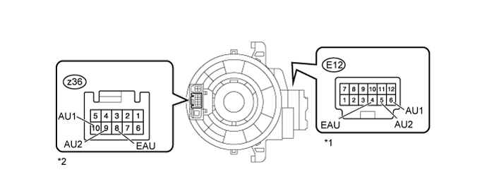 Audio And Visual System (W/O Navigation System) - Steering Pad Switch Circuit. AUDIO / VIDEO. Land Cruiser URJ200  URJ202 GRJ200 VDJ200