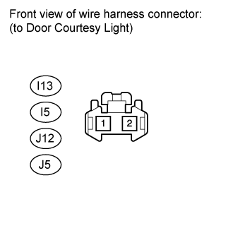 Lighting System - Door Courtesy Light Circuit. LIGHTING EXT. Land Cruiser URJ200  URJ202 GRJ200 VDJ200