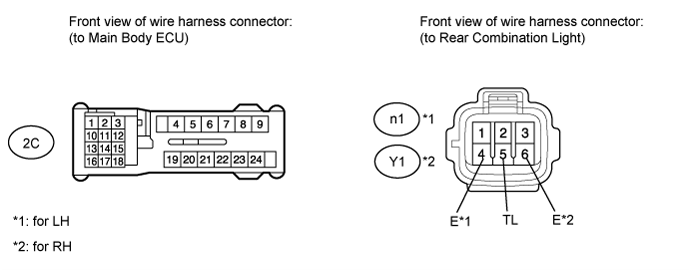 Lighting System - Taillight Circuit. LIGHTING EXT. Land Cruiser URJ200  URJ202 GRJ200 VDJ200