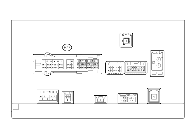 Window Defogger System - Terminals Of Ecu. WINDOW / GLASS. Land Cruiser URJ200  URJ202 GRJ200 VDJ200