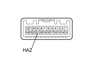 Lighting System - Hazard Warning Switch Circuit. LIGHTING EXT. Land Cruiser URJ200  URJ202 GRJ200 VDJ200