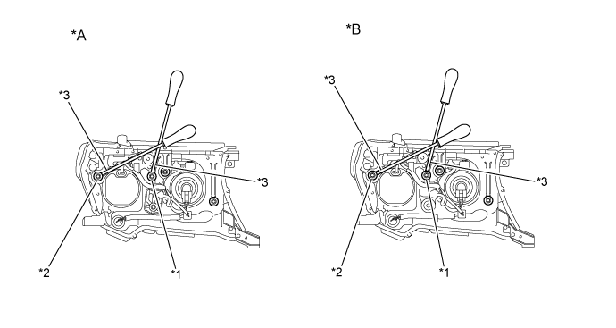 Headlight Assembly (For Hid Headlight) - Adjustment. LIGHTING EXT. Land Cruiser URJ200  URJ202 GRJ200 VDJ200