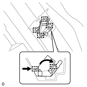 Washer Nozzle (For Front Side) - Installation. WIPER / WASHER. Land Cruiser URJ200  URJ202 GRJ200 VDJ200