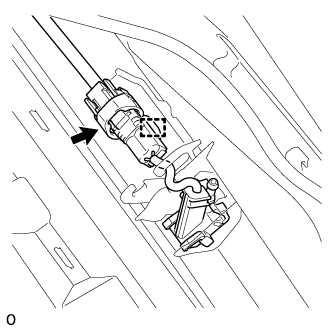 Washer Nozzle (For Front Side) - Removal. WIPER / WASHER. Land Cruiser URJ200  URJ202 GRJ200 VDJ200