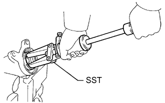 Front Differential Carrier Assembly - Disassembly. AXLE AND DIFFERENTIAL. Land Cruiser URJ200  URJ202 GRJ200 VDJ200